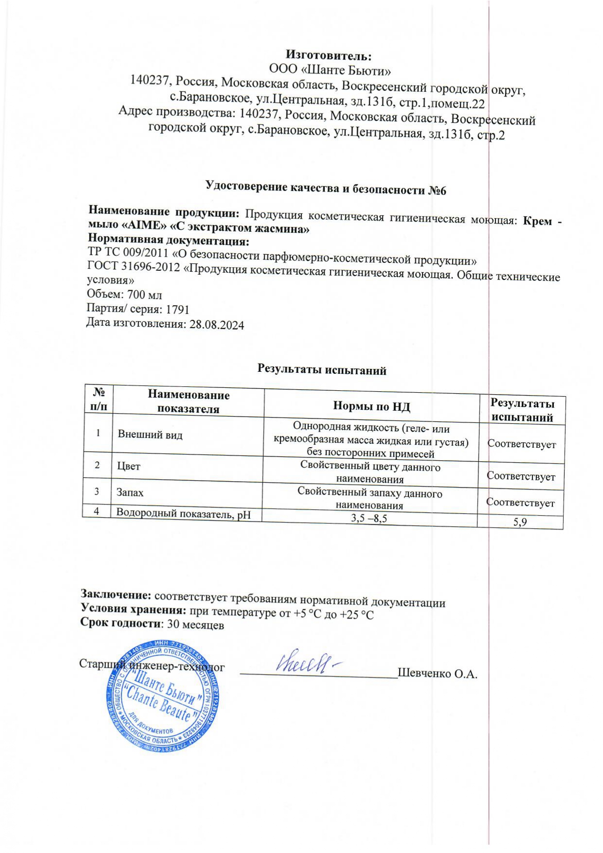 Паспорт №082024